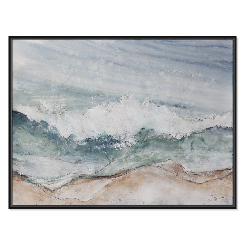 Morning Crush " Morning Crush " by Filippo Ioco, 31.5'' H x 41.5'' W x 2'' D, Black Framed