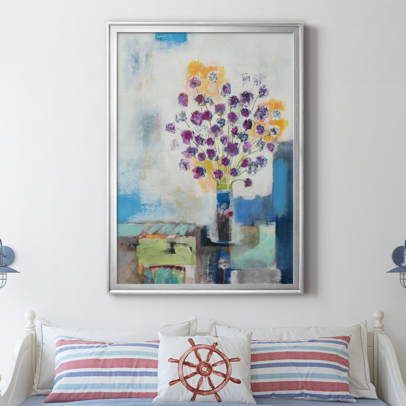 «On a Quiet Day», reproduction d'art sur toile, Toile avec cadre argenté, H 26,5 po x l 36,5 po x P 1,5 po