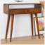 Console courbée courbée en bois massif-1035307548