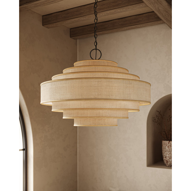 Lustre géométrique à 6 lumières Maura