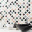 Lula Multicolor 11.92 in. x 11.92 in. Polished Marble Floor and Wall Mosaic Tile (0.98Sq. Ft. /Each)