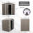 6Ft X 5Ft Outdoor Metal Storage Shed-123794638