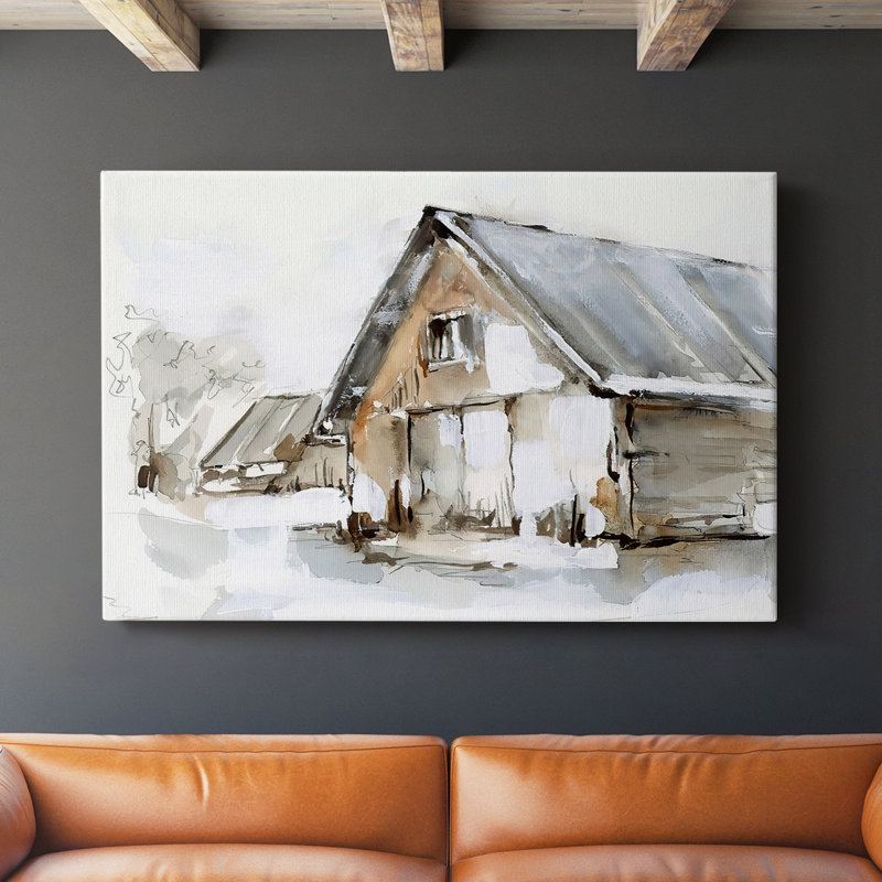 Dilapidated Barn I -Gallery Wrapped Cavas, 40" H x 60" W