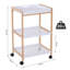 Solid Wood Bar Cart