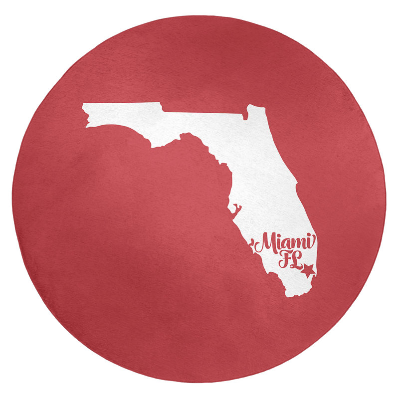 Tapis en poly-chenille miami floride