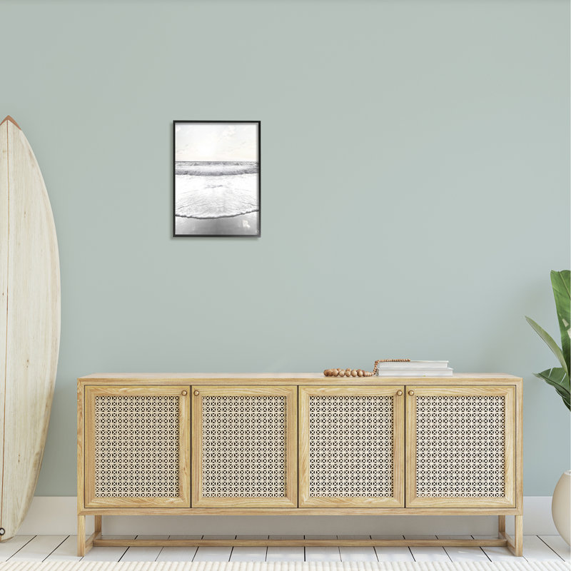 «Ocean Water Waves» se ruant sur le rivage, scène ensoleillée, estampe numérique, ensemble d'art par Natalie Carpentieri