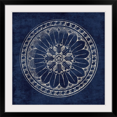 «Rosette I», reproduction d'impression en indigo