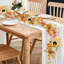 Automne feuille d'érable guirlande suspendue vigne 5,9 pi baies artificielles tournesol citrouille décoration d'automne pour la fête de mariage dîner de l'Action de grâce cadre de porte porte arrière-plan décor
