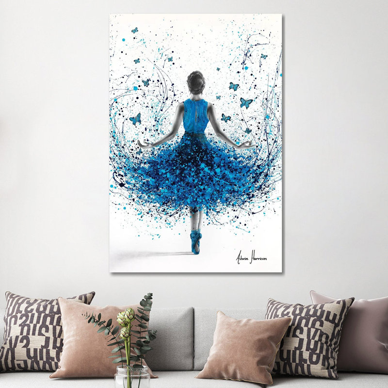 Giclée sur toile tendue Butterfly Ballerina, H 60 po x l 40 po