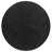 Crossroads 24” Round Wood Side Table In Black