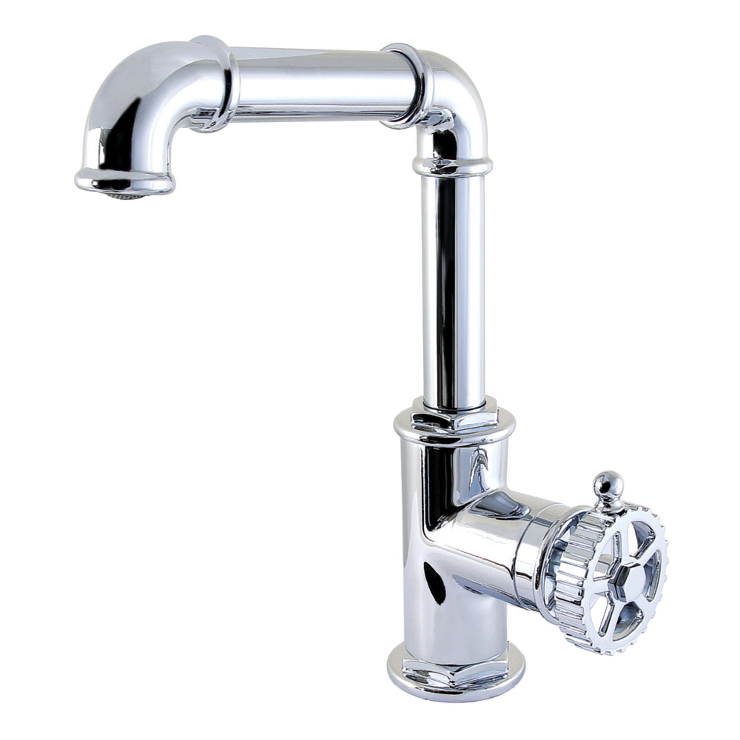 Kingston Brass Fuller One-Handle 1-Hole Bathroom Faucet with Push Pop ...