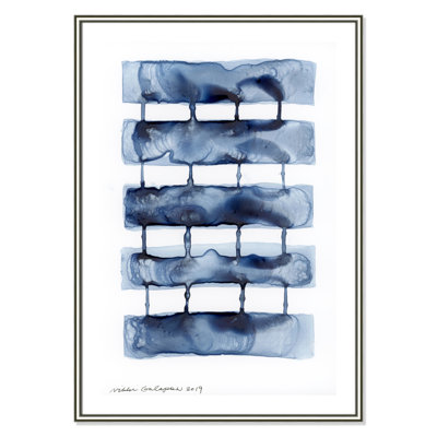 Stitched Together I by Nikki Galapon - Solid Wood Rectangle Print Single Piece Item on Canvas