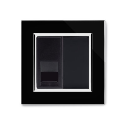 Crystal CT Telephone BT Slave Socket Black