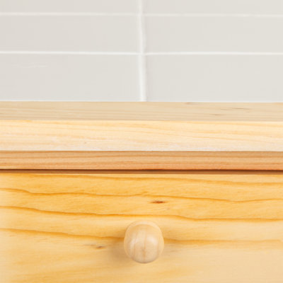 Lavondra Wood Kitchen Cart