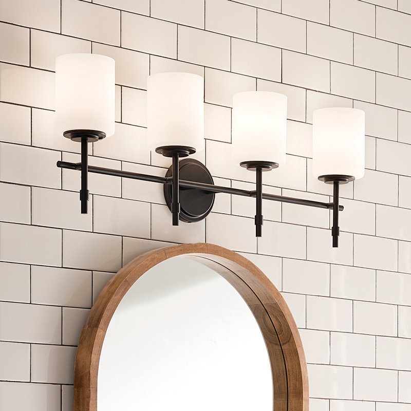 Luminaire de salle de bain, Noir, 4