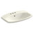 Cimarron Vitreous China Rectangular Drop-In Bathroom Sink with Overflow-71926875-10940936