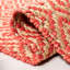 Desalvo Geometric Hand-Woven Jute Fuchsia/Natural Area Rug-24773465