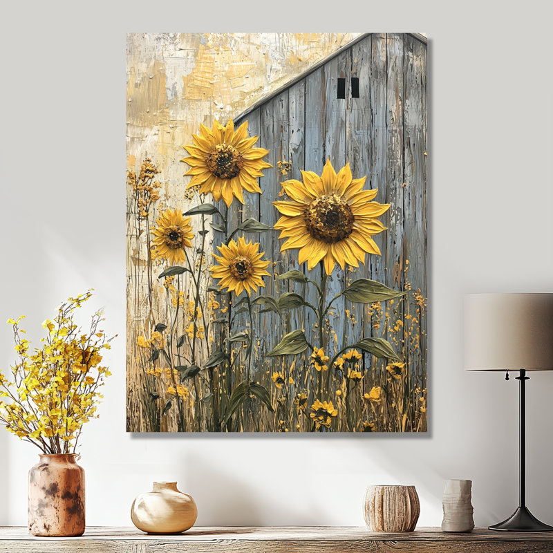Dontaysha - Art mural sur toile à motif floral, H 32 po x l 24 po, Toile tendue, Ne s’applique pas