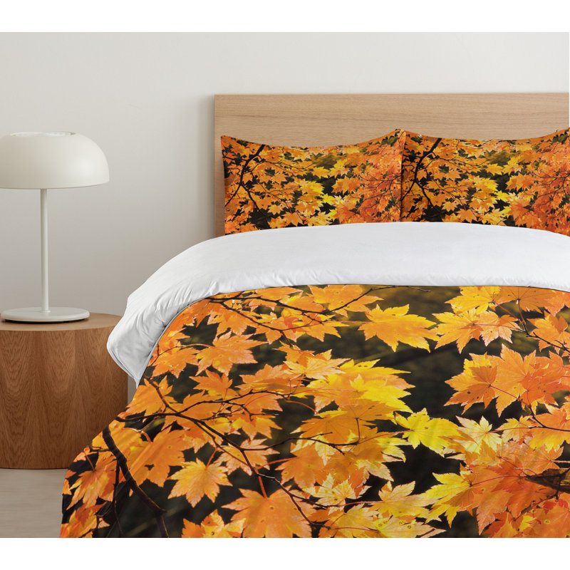 Ensemble de housse de couette automne, Grand