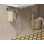 Console de salle de bain autoportante 28 "avec pieds en fer, sans lavabo et robinet