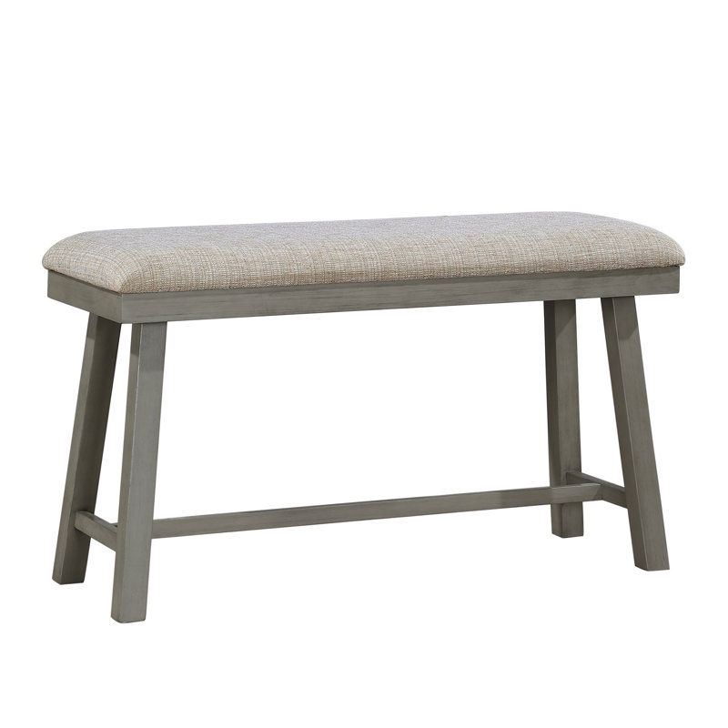 Babbitt 3pc Counter Height Set Counter Height Table with 2x Bench Foam Cushioned Seats