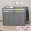Lit mezzanine double avec tiroirs Jebidiah Kids-1540473648