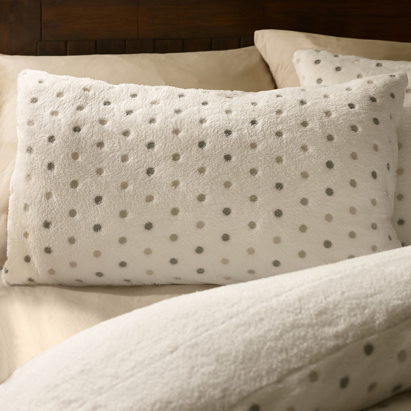 Cosy Spot Fleece Duvet Cover Set, Single Duvet Cover Set + 1 Standard Pillowcase