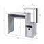 Bureau d'ordinateur antique blanc et noir-920054680