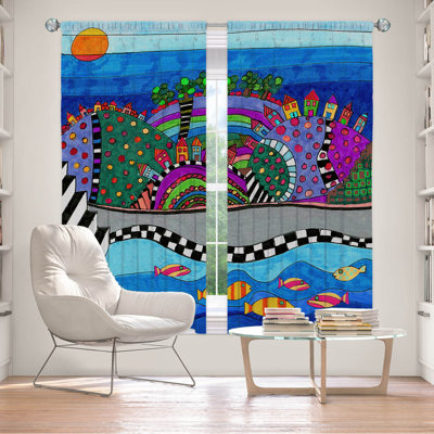 Jenee Room Darkening Curtain Pair