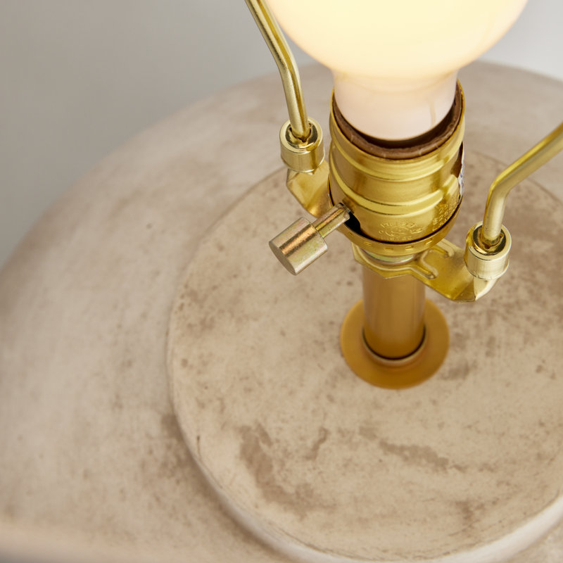 Marron Table Lamp, Gray