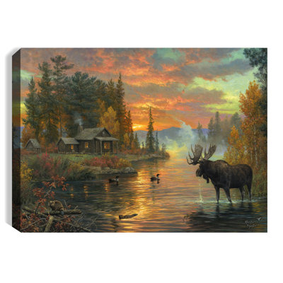 Bridgeview - The Great North 8x6 Lighted Tabletop Canvas
