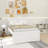 Platform Bed With Drawer And Two Shelves,-202527809-202527821