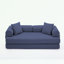 Canapé-lit pliant convertible avec coussin moelleux-442860579