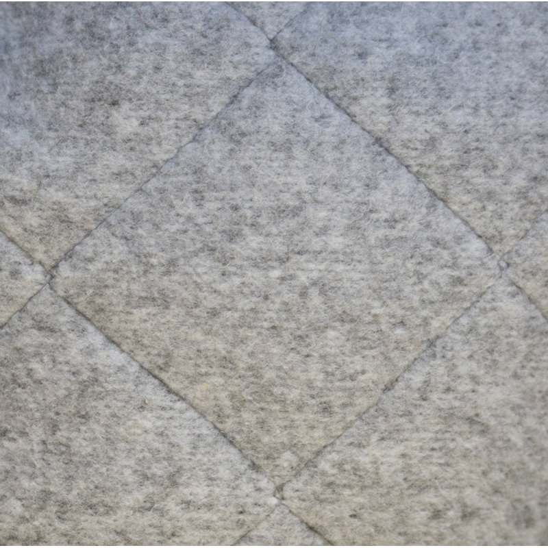 Beigne Hartut, gris, Moyen (l 30 po x P 30 po x H 9 po)