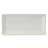 Gibson Home Gracious Dining Dinnerware, 3-Tier Rectangle Plate Serving Set with Gold Metal Stand, White