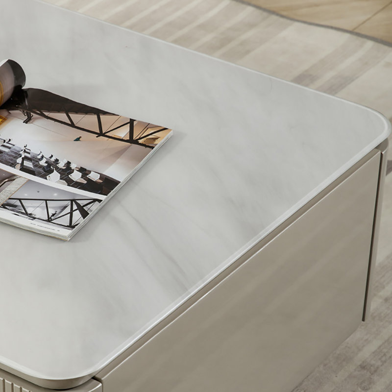 Glass Top Single Coffee Table