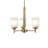 Shailene 3 - Light Steel Dimmable Classic / Traditional Chandelier