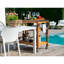 Alyxandria Solid Wood Bar Cart