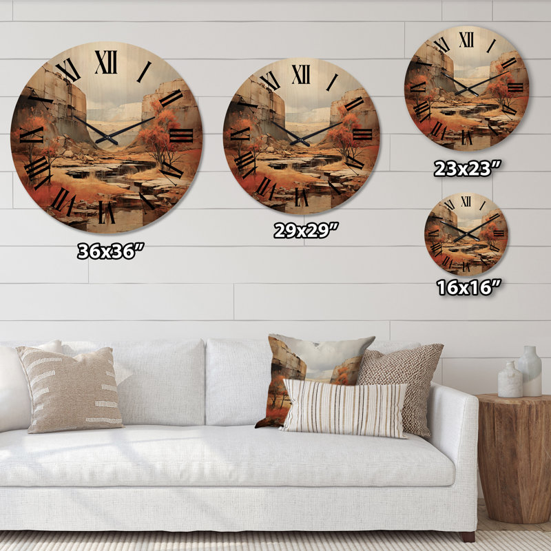 Horloge murale Waterton, Moyenne