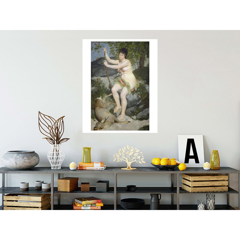 «Diana» par Pierre-Auguste Renoir - Estampe numérique, H 40 po x l 32 po