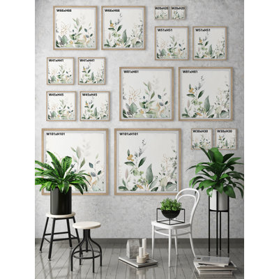 New Leaves by Marmont Hill - 2 Piece Single Picture Frame Painting Set
