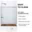 Porte de douche coulissante simple sans cadre 60 "x 74"-94286302
