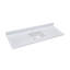Comptoir de meuble-lavabo 61 po blanc Viterbo avec lavabo Viterbo