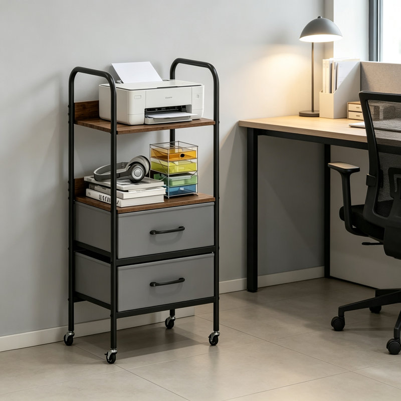 96cm H x 43.5cm W Printer Stand