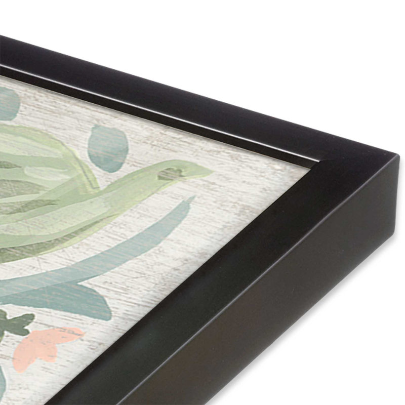 Arbre de Noël floral Folk I, Cadre en zinc patiné, H 15,25 po x l 12,25 po