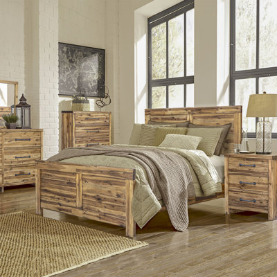 Camilo Solid Wood Standard Bed