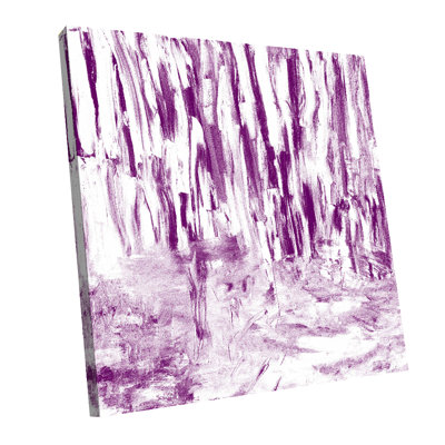 Colored Ice in Purple Oil Painting Print Canvas