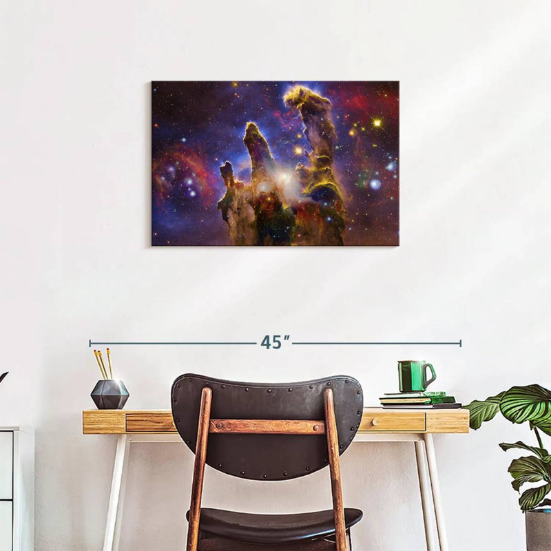 Nébuleuses et étoiles, H 20 po x l 30 po