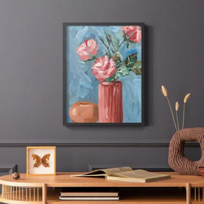 Rosa Blooms II Framed Print - Solid Wood