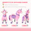 Licorne Qaba Ride On Real